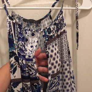 Beautiful Lulumari blue and white dress